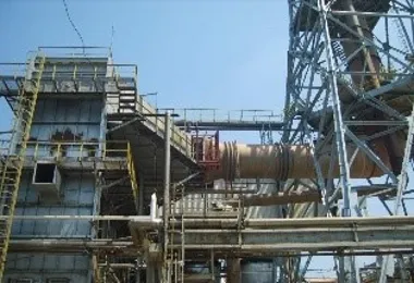 Industrial plant scaffolding during an energy audit