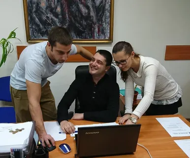 Encon Services team members on a project